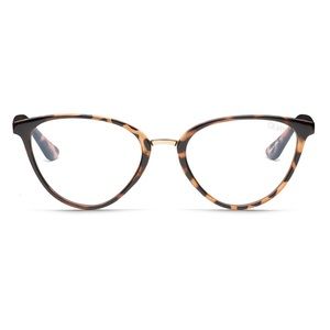Quay Australia Rumors Blue Light Glasses Tortoise